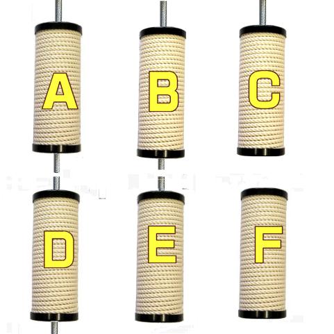 綿ロープ巻きA〜Fポール　(71cm〜80cm)