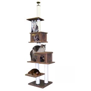 突っ張り型キャットタワー 3段 超高層3mキャットタワー [スカイツリーB-DX] : サンセイヤフー店