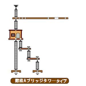 階段ブリッジタワーAタイプへ