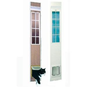 パネル キャットドア S型［1500〜2300］スチール製【サッシに取付る猫