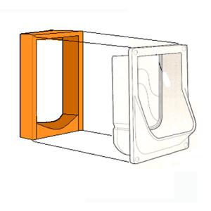 センサードア用木枠　【50〜79mm】
