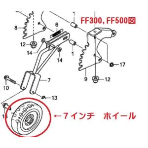 ホンダ耕うん機 サラダ FF300,FF500...の詳細画像3