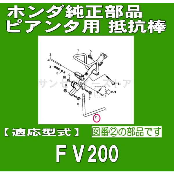 ホンダ 純正 部品 抵抗 棒  ピアンタ FV200用