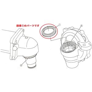 クボタトラクター用 前輪縦軸 特殊オイルシール...の詳細画像4