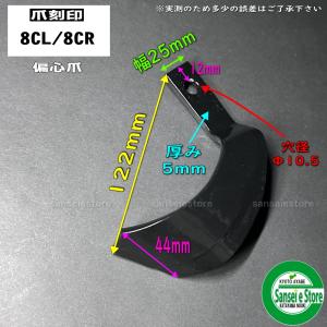 1本単位で販売 東亜重工製 8号偏心爪 ※左右...の詳細画像1