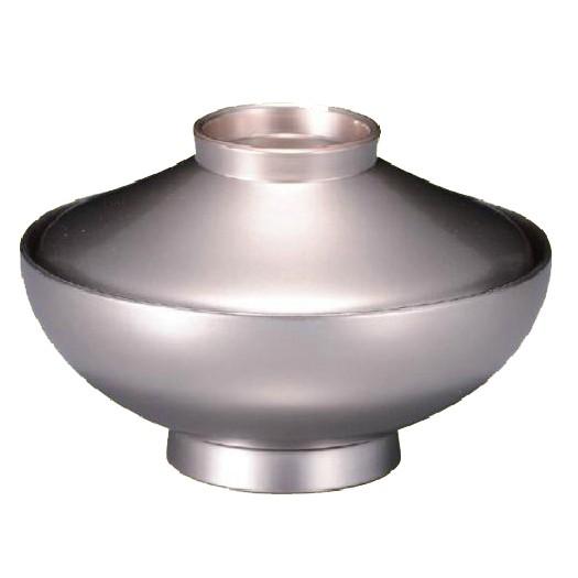 【代引不可】【木質】 平富士吸物椀　総銀透き 親・蓋　2-278-1　φ121*H80(mm)