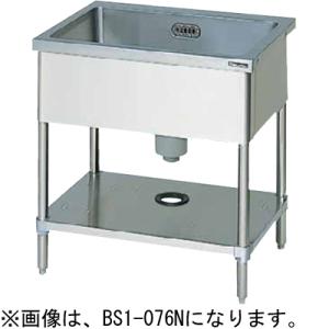 【代引不可】【新品】【送料無料】マルゼン 一槽シンク(バックガードなし) BS1-096N　900*...