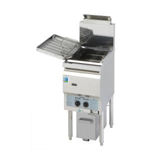 業務用 Kitchen Technoフライヤー TK-CF3-GA13-L12 3年保証】MGF-13WK 【マルゼン】 ガスフライヤー 13L×2 2槽式 幅630