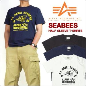 20%OFFセール ALPHA アルファ 半袖Tシャツ SEABEES TC1097 mth-ts｜sanshin