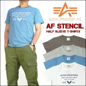 20%OFFセール ALPHA アルファ 半袖Tシャツ AF STENCIL TC1097 mth-ts｜sanshin