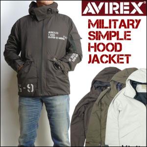 AVIREX アビレックス ミリタリー シンプルフードジャケット 6162153 送料無料 mtj-la