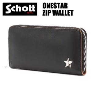 Schott N.Y.C（ショット） 財布 Schott/ショット/ONE STAR ZIP WALLET