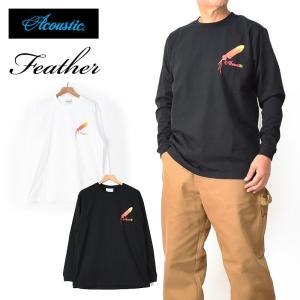 ACOUSTIC ロングTシャツ アコースティック 楽天市場】ACOUSTIC(アコースティック)ARM LOGO L/S TEE(頑丈な