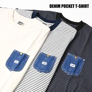 Lee リー 半袖Tシャツ デニム ポケット ...の詳細画像2