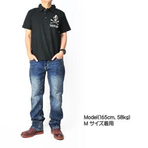 VANSON バンソン 半袖 ポロシャツ SK...の詳細画像3