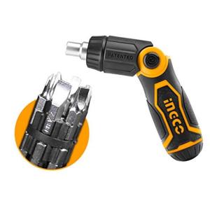 INGCO ラチェット ドライバーセット 13 in1 折りたたみ式