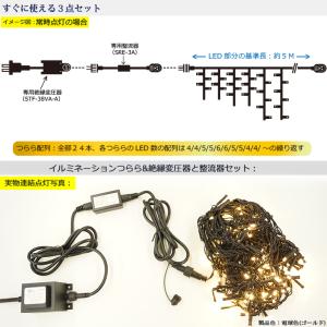 SANSHUN イルミネーションライト つらら...の詳細画像3
