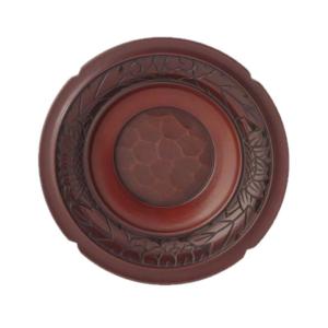 鎌倉彫 7寸丸盆 椿 伝統工芸品 お盆 おしゃれ プレゼント 贈り物