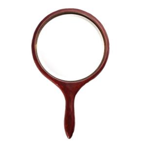 鎌倉彫 姫鏡 長手 椿 伝統工芸品 手鏡 おし...の詳細画像2