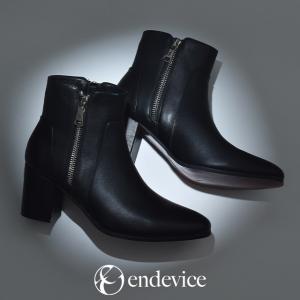 ブーツ メンズ ブランド 厚底 革 ヒールブーツ メンズ