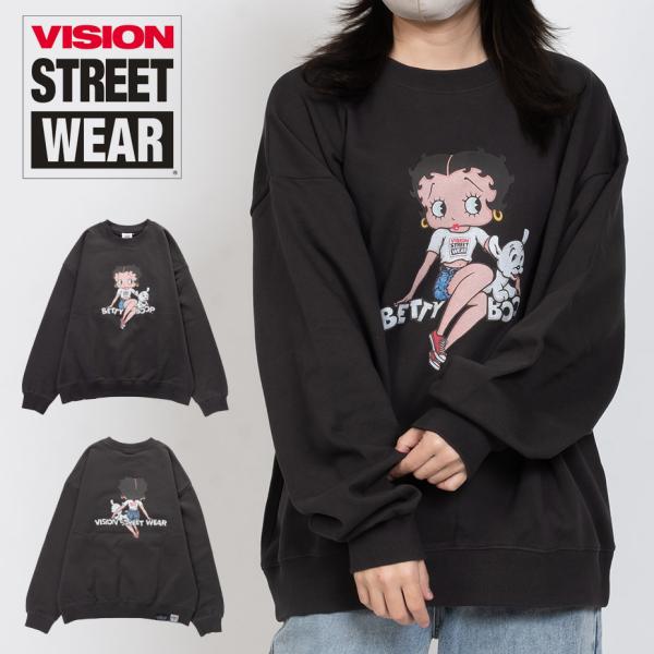 VISION STREET WEAR betty boop トレーナー ベティちゃん ベティブープ ...