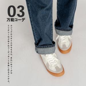 スニーカー レディース メンズ ジャーマントレ...の詳細画像3