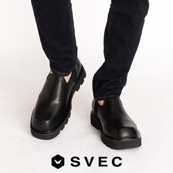 スリッポン メンズ スニーカー カジュアルシューズ ローファー サイドゴア 厚底 紐なし 革靴 革 ...