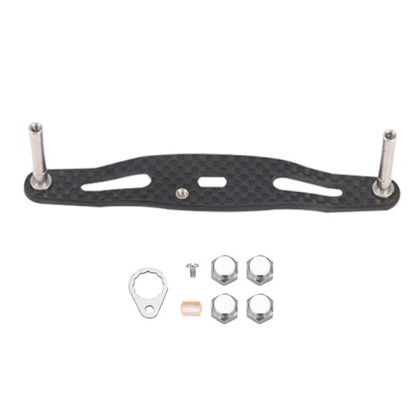 リールハンドル リールパーツ カーボン製 95 アブ ダイワ シマノ ベイトリール用 釣り ルアー　