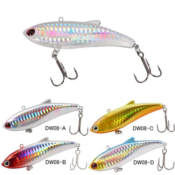 釣り ルアー VIB沈没餌 80mm 20g 低音餌フル水層に対応　シーバス 青物 ルアー　トリブル...