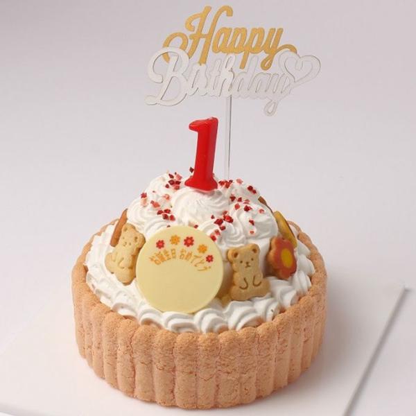 バースデーケーキ １才 誕生日ケーキ １歳 2歳 お祝いケーキ ファーストバース デーケーキ スマッ...