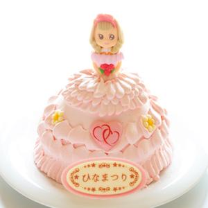 ひなまつり お祝い ギフト ひなまつりケーキ 立体ケーキ 苺 デコレーションケーキ プリンセス 5号...