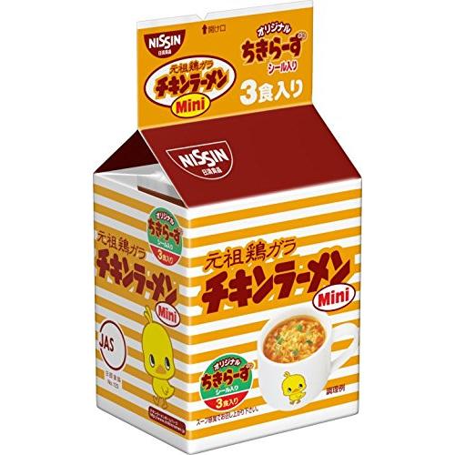日清食品 日清チキンラーメン Mini 3食パック インスタント袋麺 60g×12パック