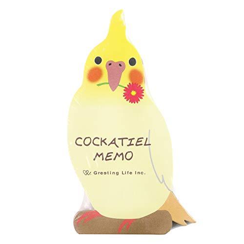 GreetingLife アニマルダイカットメモ オカメインコ ETN-116
