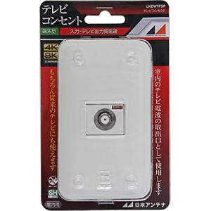 DXアンテナ 壁面テレビ端子 端末用 2端子形 (フィルター付） 4K