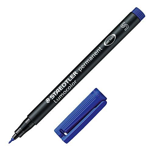 ステッドラー 油性ペン ルモカラー 超極細書き 青 10本 313-3