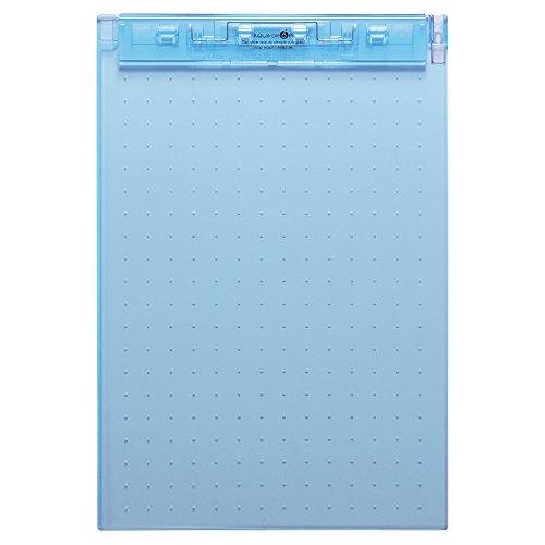 リヒトラブ バインダー クリップボード 超薄型 A4 青 A5067-8