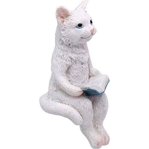 キーストーン 置物 キャットwithブック フリーサイズ SITTING ANIMAL DE0439...