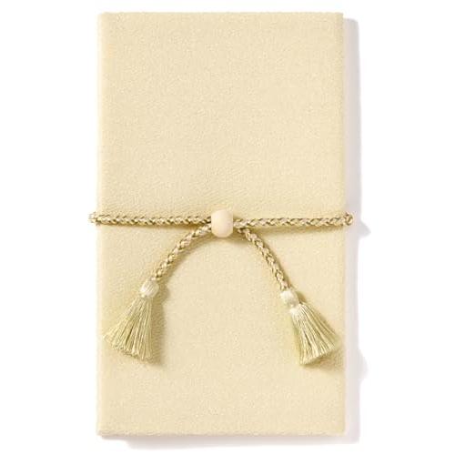 いろは出版 袱紗 ふくさ 慶弔両用 生成色 折り畳める 日本製 京くみ紐 男女兼用 結婚式 葬儀 L...