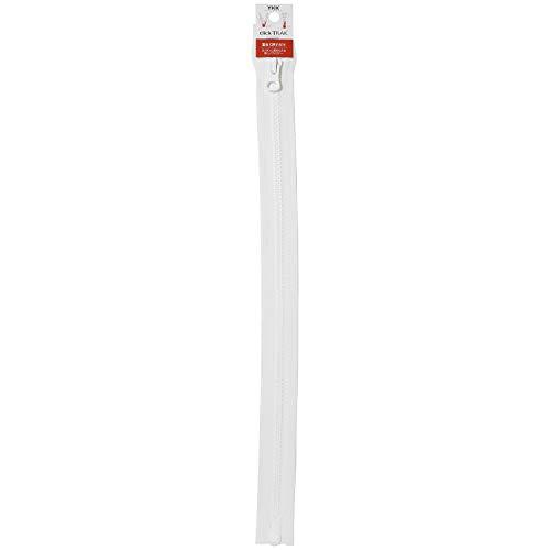 YKK クリックトラック オープンファスナー 40cm #501 白 5VCTO-40BL