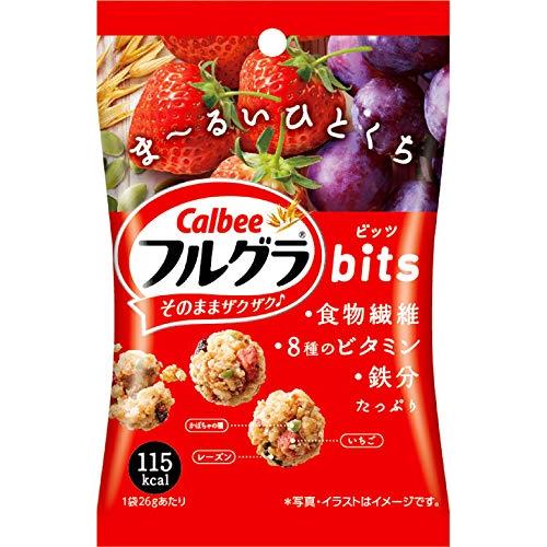 カルビー フルグラビッツ 26g ×16袋 食物繊維 鉄分 ビタミン シールド乳酸菌 ひとくちサイズ...