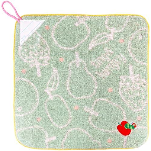 林(Hayashi) ループ付ハンドタオル 約34×34cm はらぺこあおむし ラインリンゴ WO4...