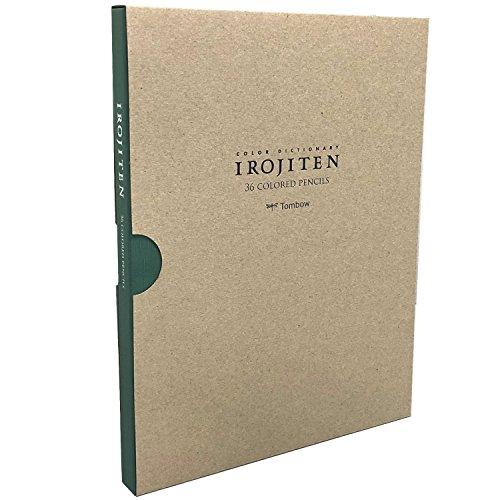 トンボ鉛筆 色鉛筆 36色 (ブック型) 色辞典 セレクトセット (風景を描くのに最適な36色) C...