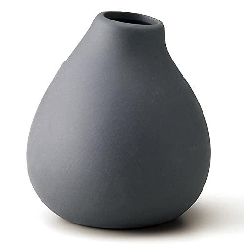 TAMAKI フラワーベース AYA(アヤ) ブラック 8cm×9cm T-956373
