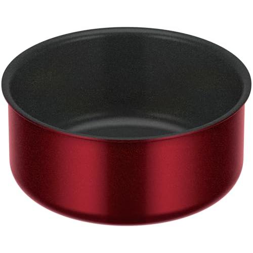 サーモス デュラブルシリーズ 取っ手のとれる鍋KOD IH・ガス対応 18cm ディープレッド KO...