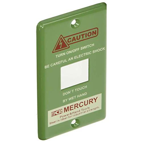 キーストーン デザイン小物 カーキ マーキュリー スイッチプレート 1ヶ口 MESWPL1K