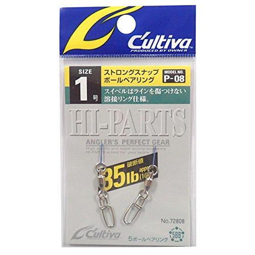 OWNER(オーナー) スイベル P-08 ストロングスナップボールベアリング 1号 35lb 72...
