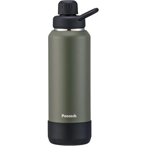 ピーコック魔法瓶工業(The-peacock) ピーコック 水筒 炭酸対応 カーキ 1L 保冷 直飲...