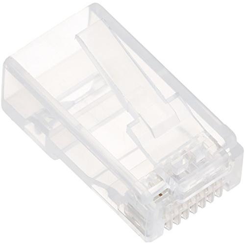 エレコム RJ45コネクタ Cat6対応 単線ヨリ線共通 つめ折れ防止コネクタ 10個入り LD-6...