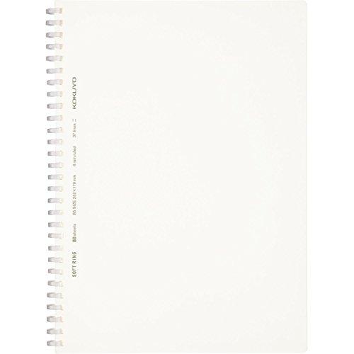 コクヨ(KOKUYO) ノート ソフトリングノート クリア 80枚 セミB5 B罫 透明 ス-SV5...