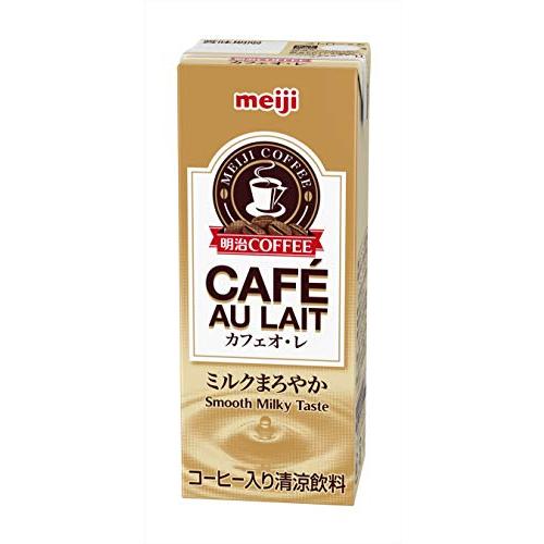 明治 液体 COFFEE カフェ・オ・レ 200ml [紙パック 飲料 ドリンク 飲み物 常温保存]...